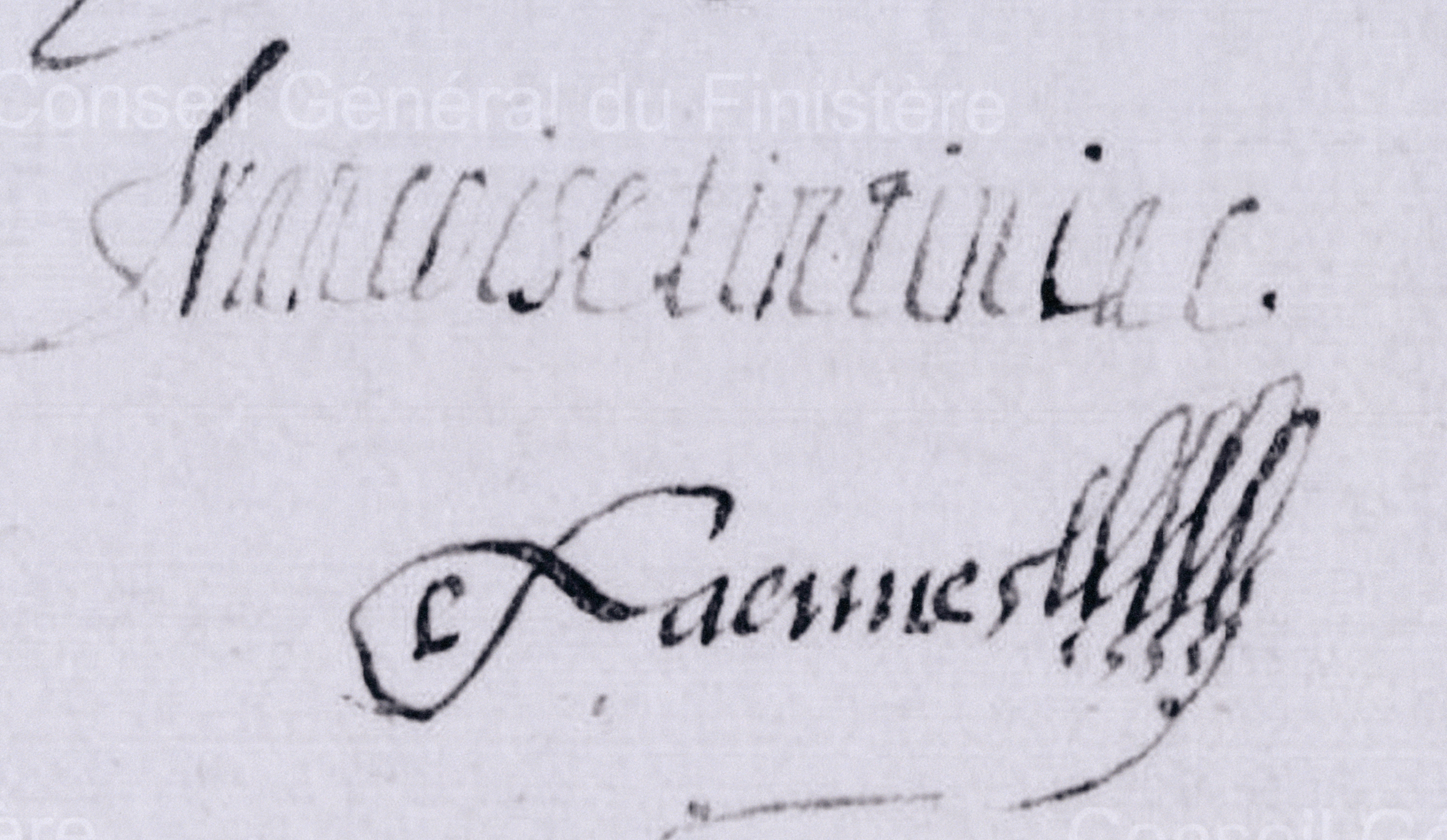 Signature de Louis La�nnec