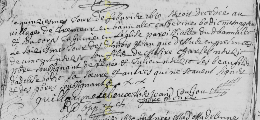 D�c�s de Catherine Bodic