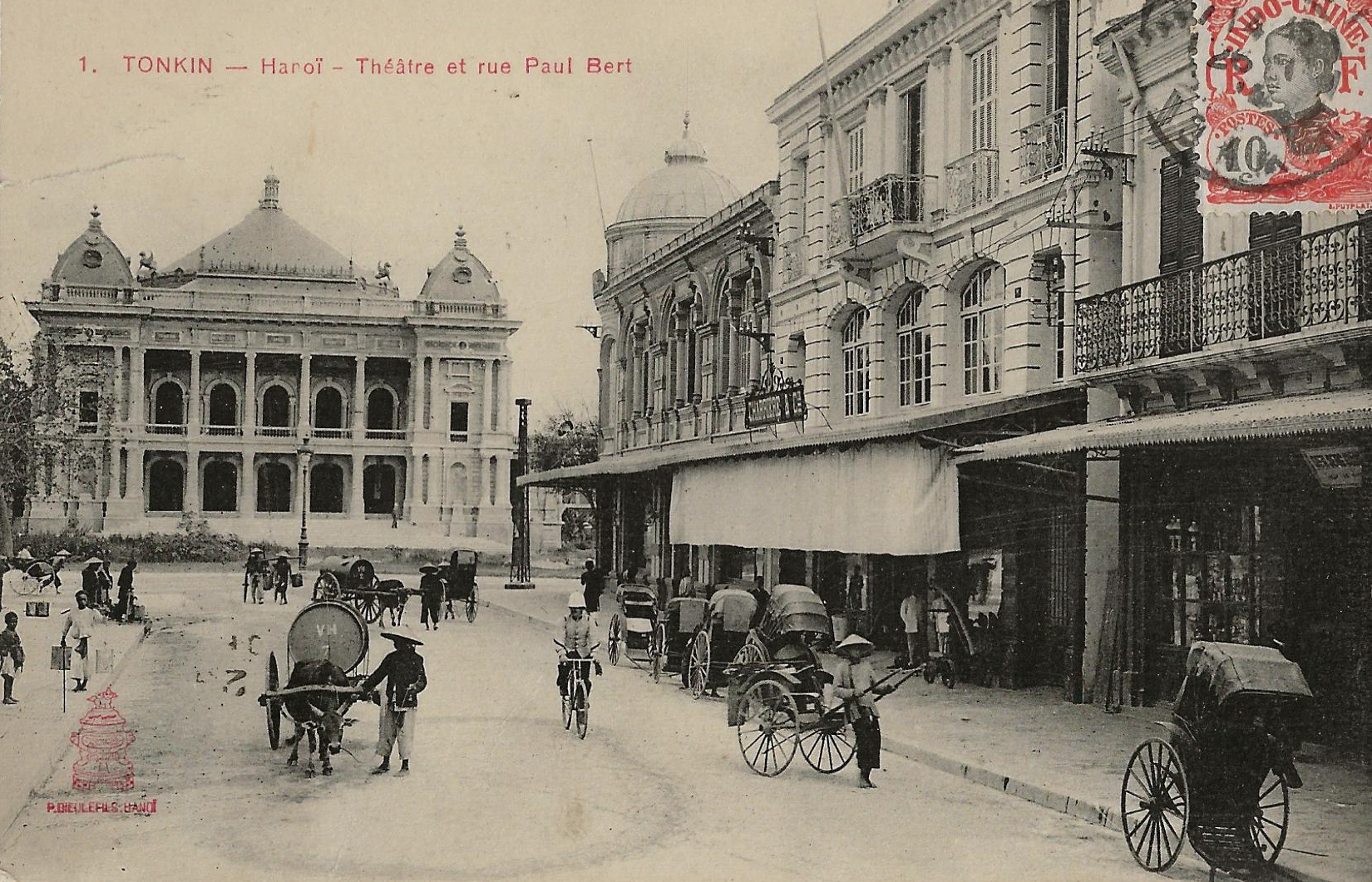 Premi�re carte de la collection Dieulefils au Tonkin